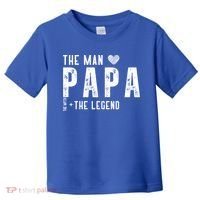 The Papa The Myth The Legend Fathers Day Gift Toddler T-Shirt thumb 0