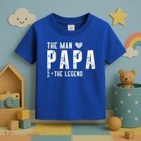 The Papa The Myth The Legend Fathers Day Gift Toddler T-Shirt thumb 3
