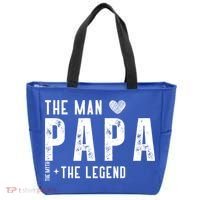 The Papa The Myth The Legend Fathers Day Gift Tote Bag thumb 0