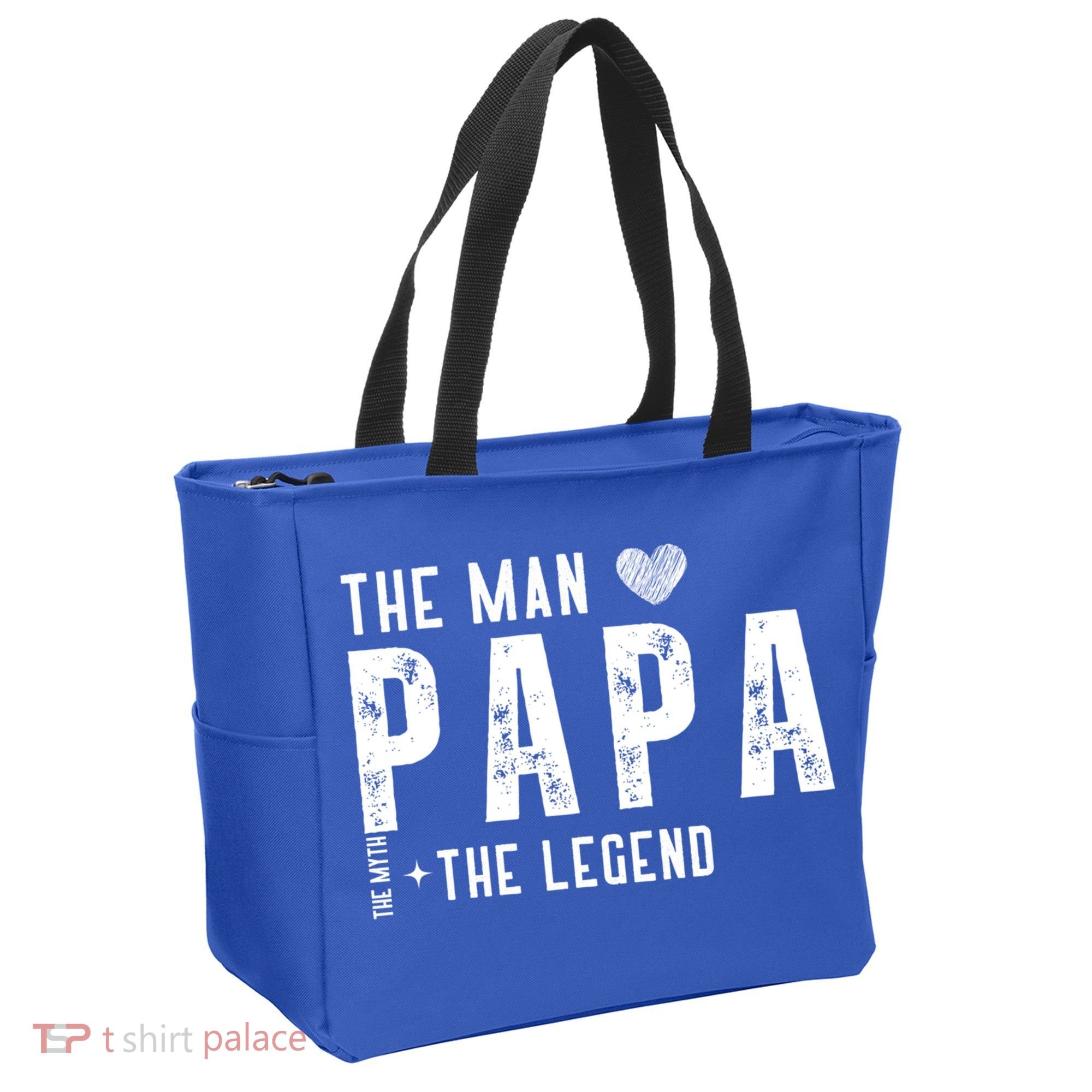 The Papa The Myth The Legend Fathers Day Gift Tote Bag