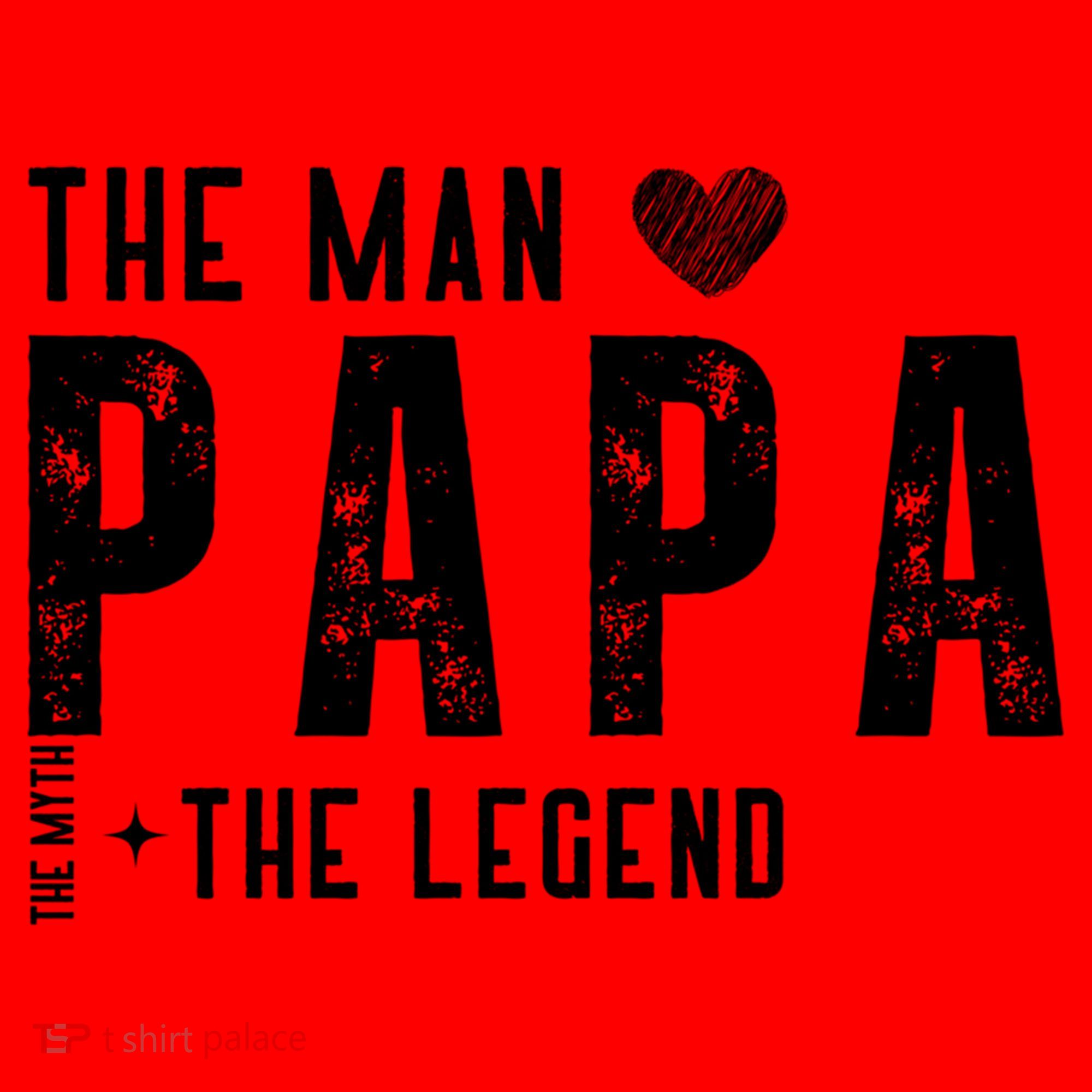 The Papa The Myth The Legend Fathers Day Gift Santa Hat