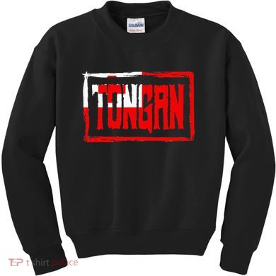 Tongan Pride Tonga Flag Polynesian Stylish Retro Kids Sweatshirt