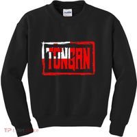 Tongan Pride Tonga Flag Polynesian Stylish Retro Kids Sweatshirt thumb 0