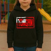 Tongan Pride Tonga Flag Polynesian Stylish Retro Kids Hoodie thumb 3