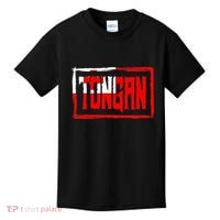 Tongan Pride Tonga Flag Polynesian Stylish Retro Kids T-Shirt thumb 0