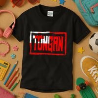 Tongan Pride Tonga Flag Polynesian Stylish Retro Kids T-Shirt thumb 3