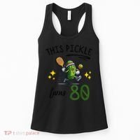 THIS PICKLE TURNS 80 PICKLEBALL 80th BIRTHDAY Women's Tank Top thumb 0