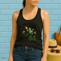 THIS PICKLE TURNS 80 PICKLEBALL 80th BIRTHDAY Women's Tank Top thumb 2