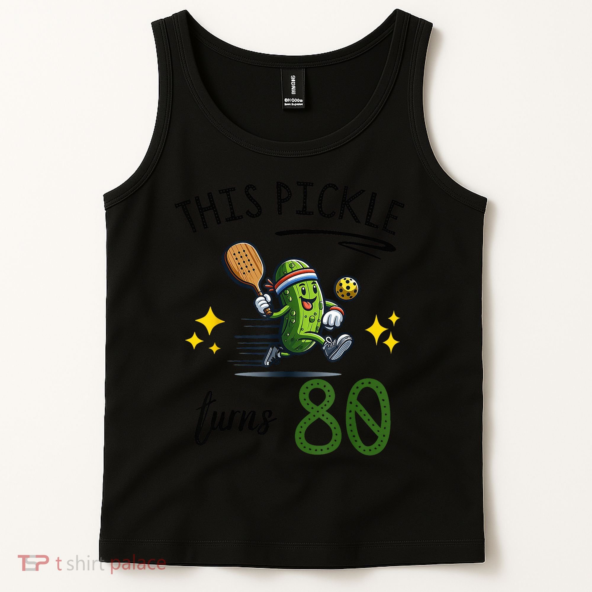 THIS PICKLE TURNS 80 PICKLEBALL 80th BIRTHDAY Tank Top