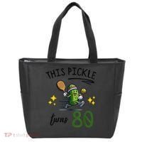 THIS PICKLE TURNS 80 PICKLEBALL 80th BIRTHDAY Tote Bag thumb 0