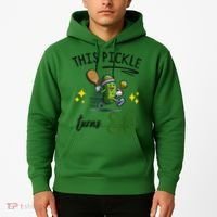 THIS PICKLE TURNS 80 PICKLEBALL 80th BIRTHDAY Hoodie thumb 2