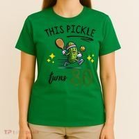 THIS PICKLE TURNS 80 PICKLEBALL 80th BIRTHDAY T-Shirt thumb 4