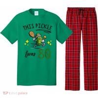 THIS PICKLE TURNS 80 PICKLEBALL 80th BIRTHDAY Pajama Set thumb 0