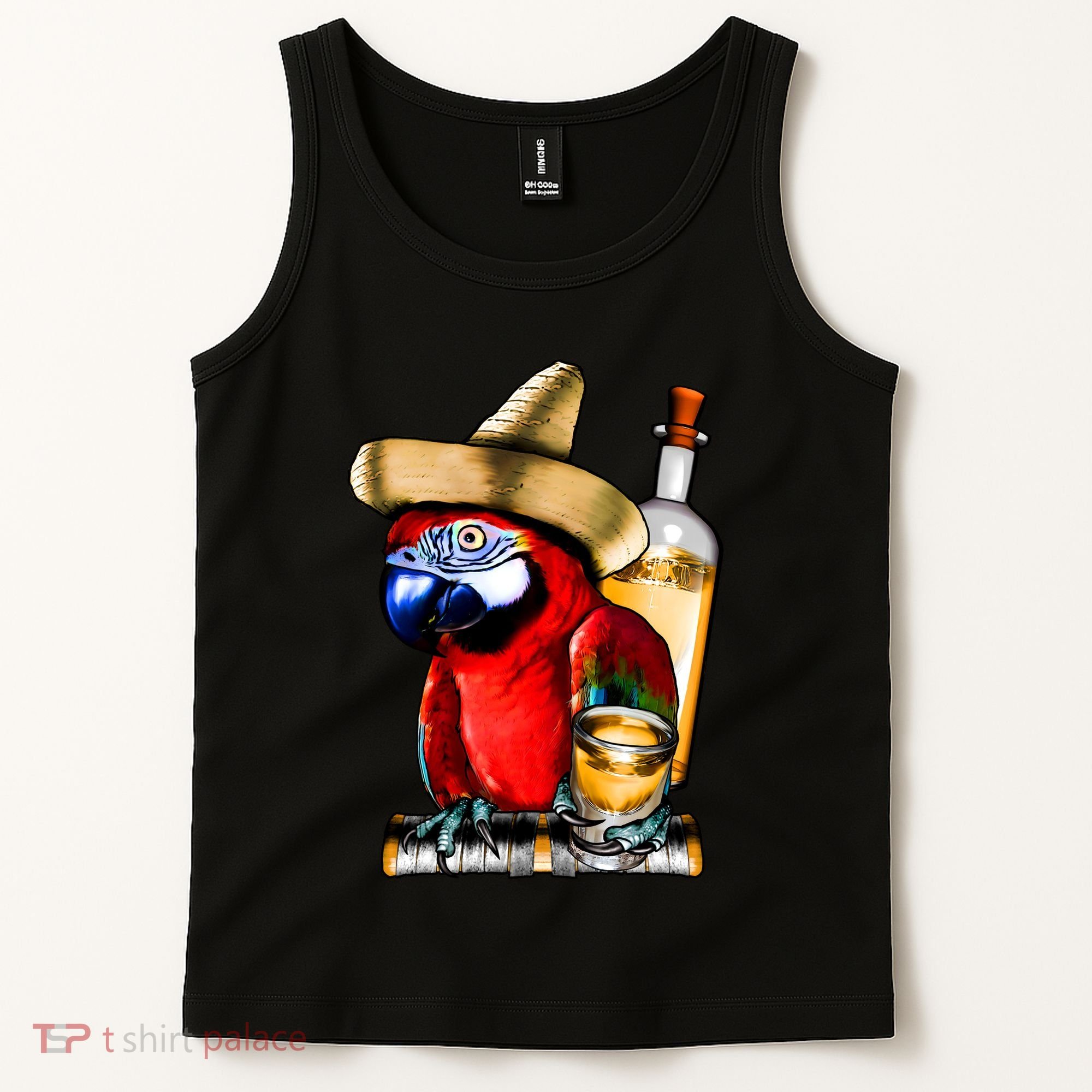 Tequilla Parrot Tank Top