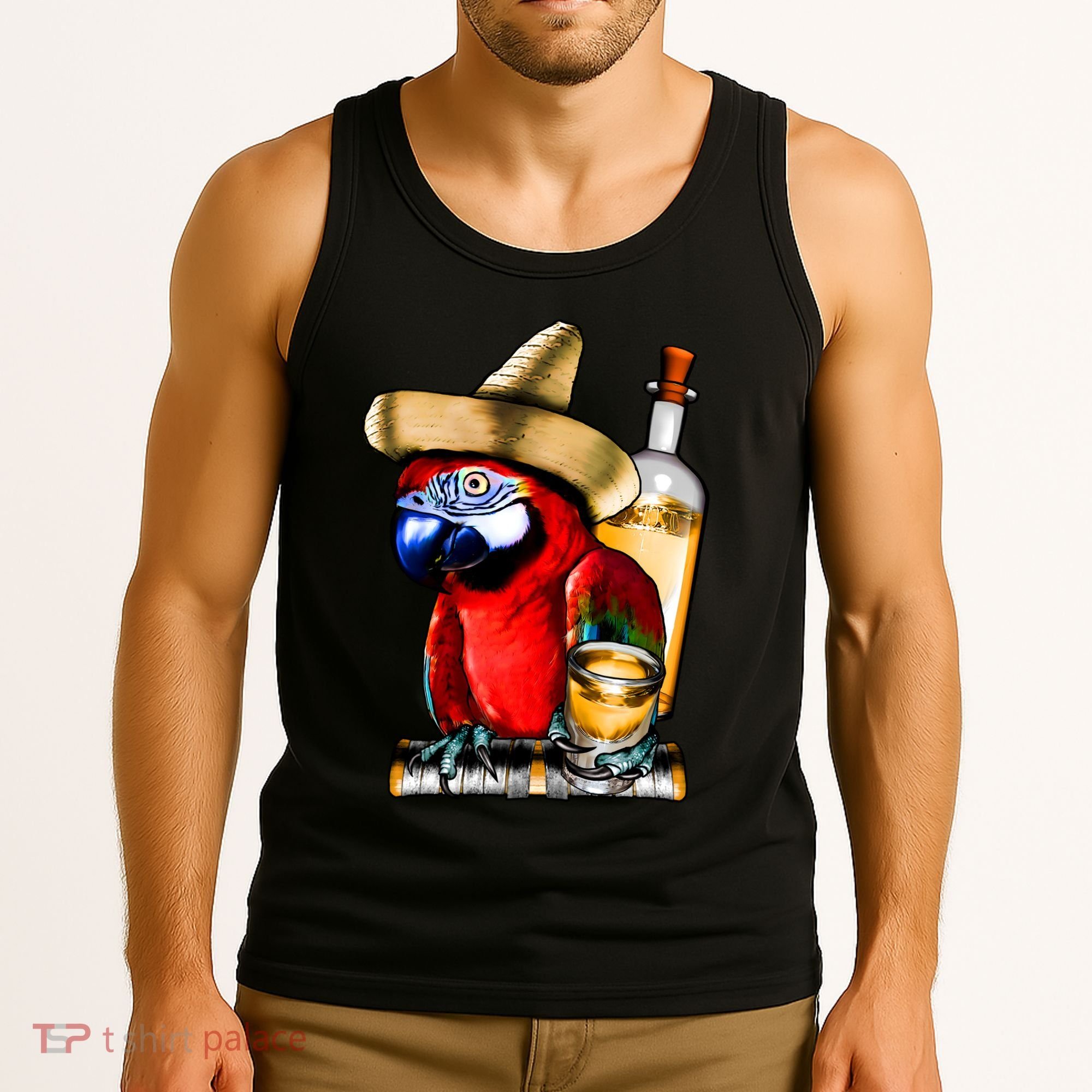 Tequilla Parrot Tank Top
