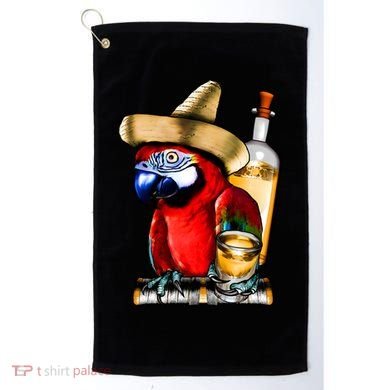 Tequilla Parrot Golf Towel