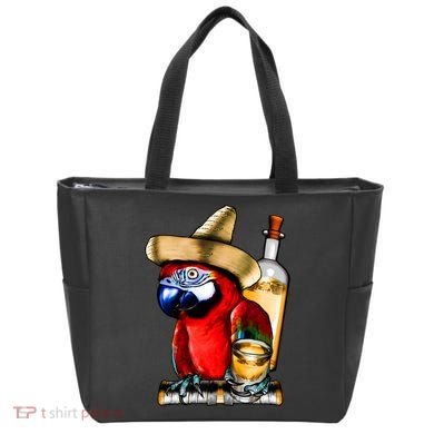 Tequilla Parrot Tote Bag