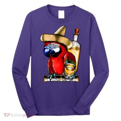 Tequilla Parrot Long Sleeve Shirt