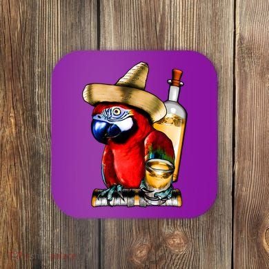 Tequilla Parrot Coaster