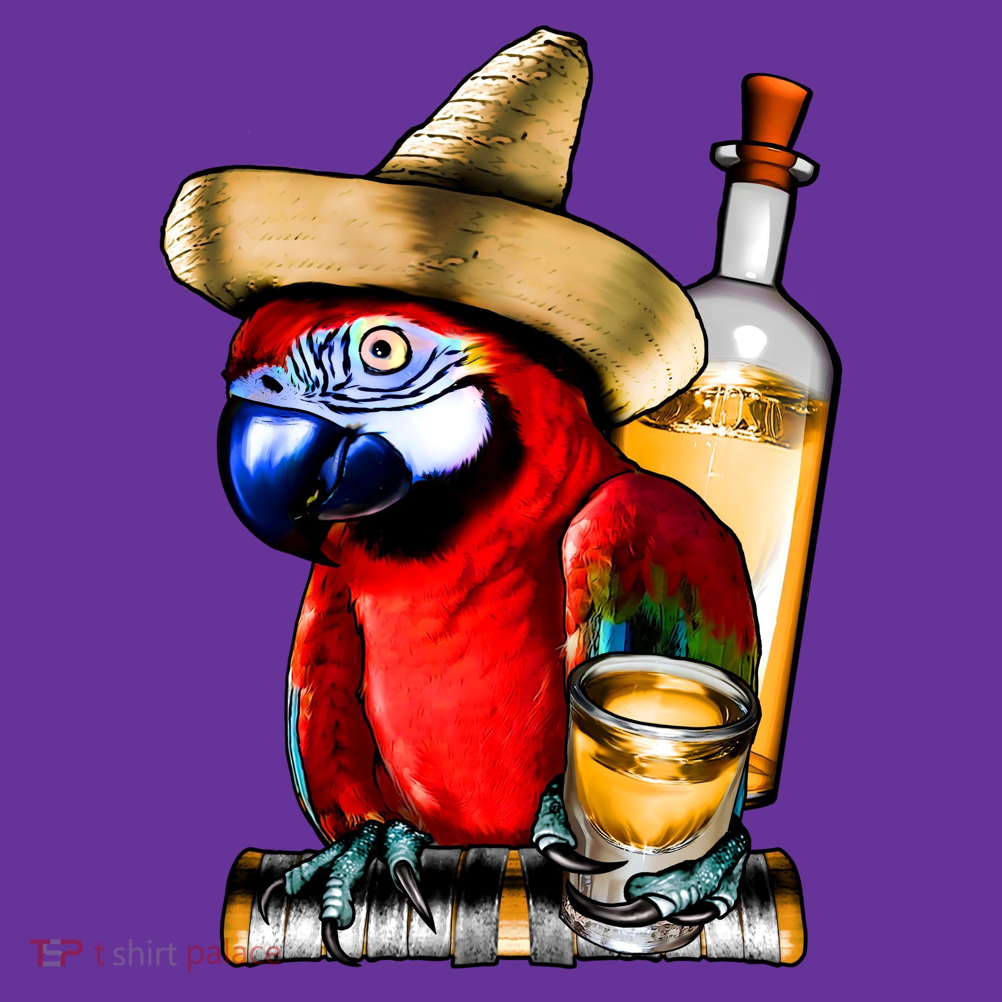 Tequilla Parrot Toddler Hoodie