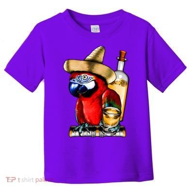 Tequilla Parrot Toddler T-Shirt