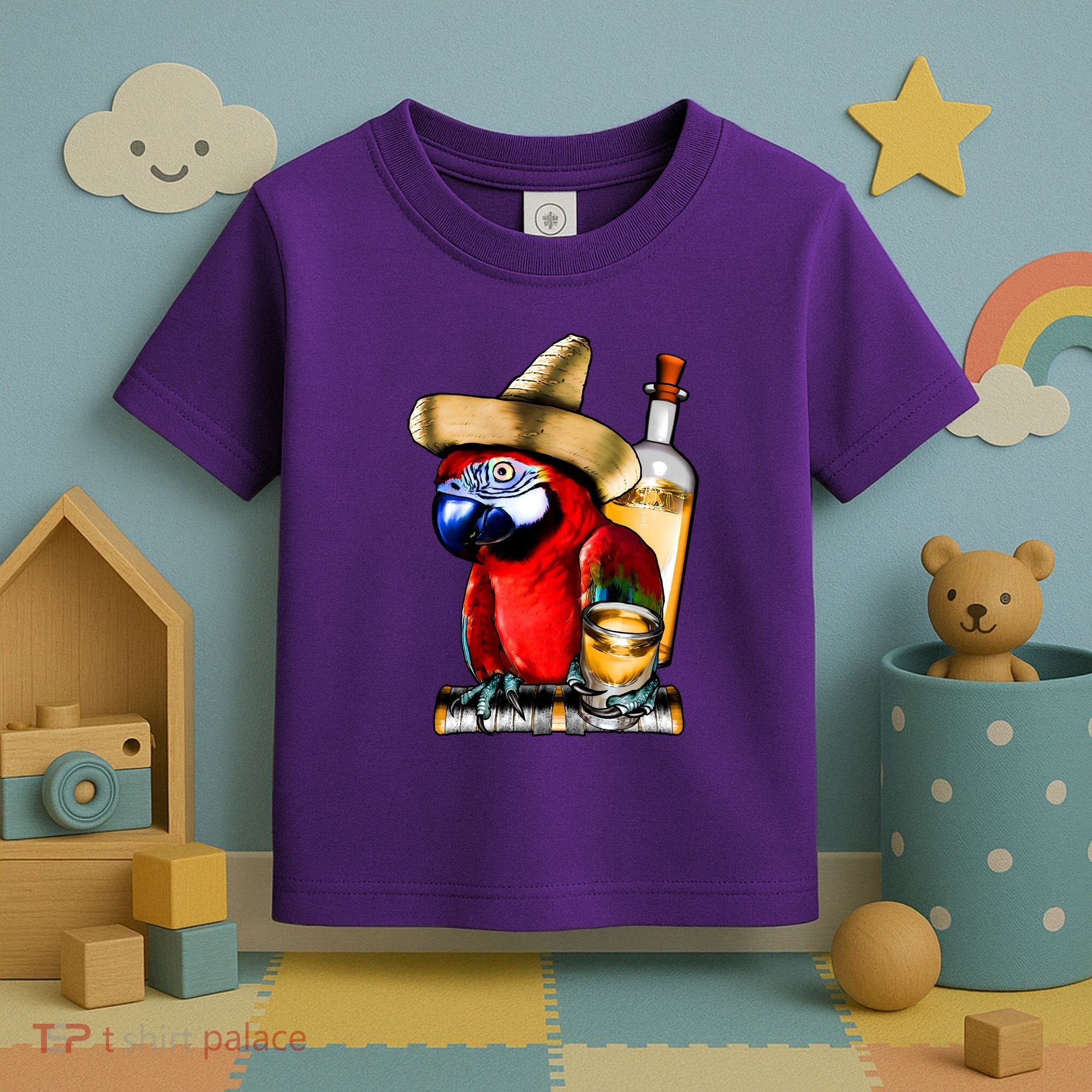 Tequilla Parrot Toddler T-Shirt