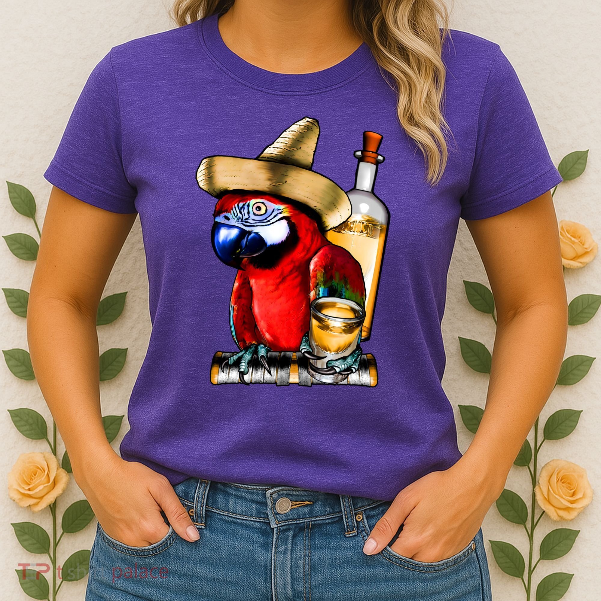 Tequilla Parrot Women's T-Shirt