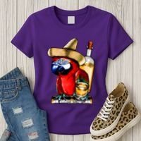Tequilla Parrot Women's T-Shirt thumb 3