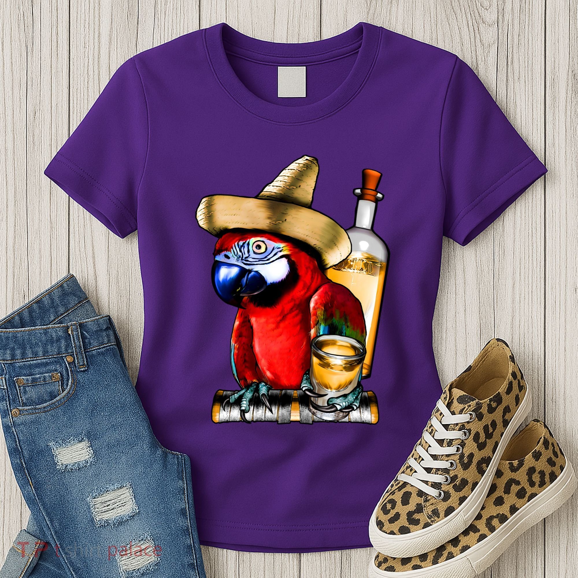 Tequilla Parrot Women's T-Shirt