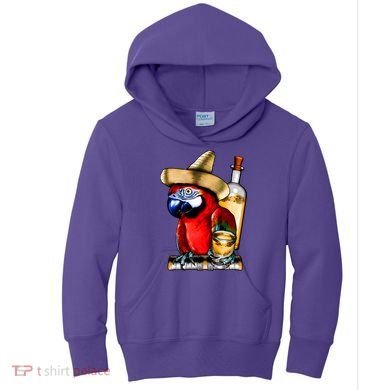 Tequilla Parrot Kids Hoodie