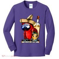 Tequilla Parrot Kids Long Sleeve Shirt thumb 0