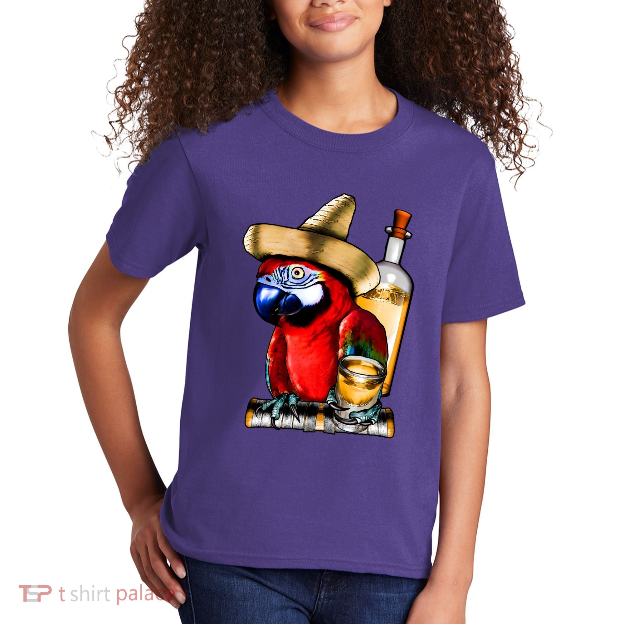 Tequilla Parrot Kids T-Shirt