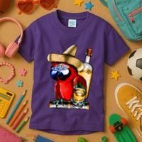 Tequilla Parrot Kids T-Shirt thumb 3