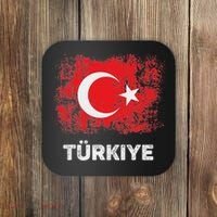 Turkish Patriot Turkiye Republic Day Turkish Flag Coaster thumb 0