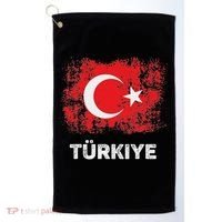 Turkish Patriot Turkiye Republic Day Turkish Flag Golf Towel thumb 0