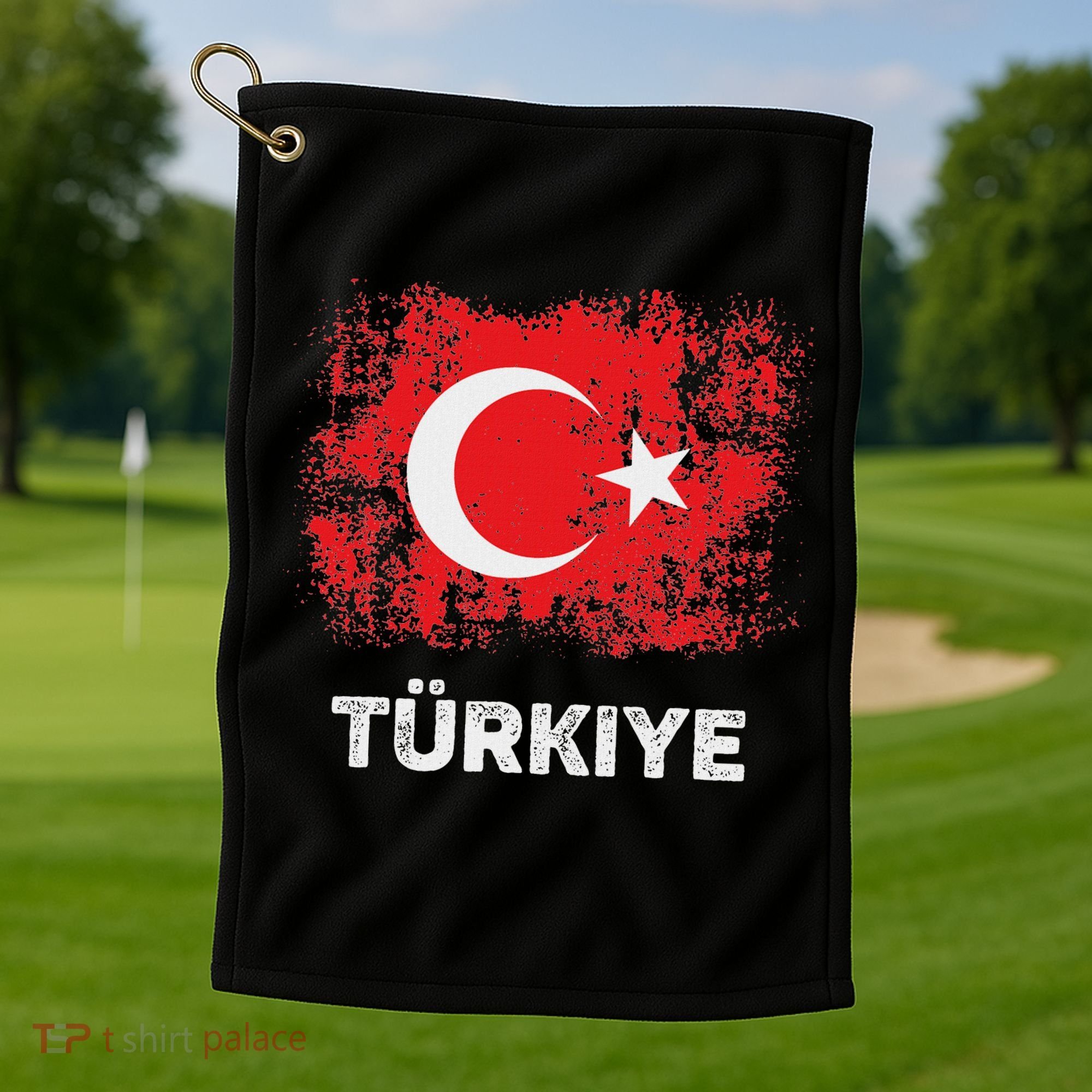 Turkish Patriot Turkiye Republic Day Turkish Flag Golf Towel