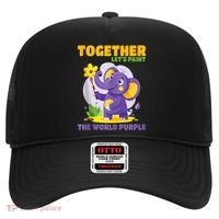 Together Paint The World Purple AlzheimerS Awareness Gift Hat thumb 0