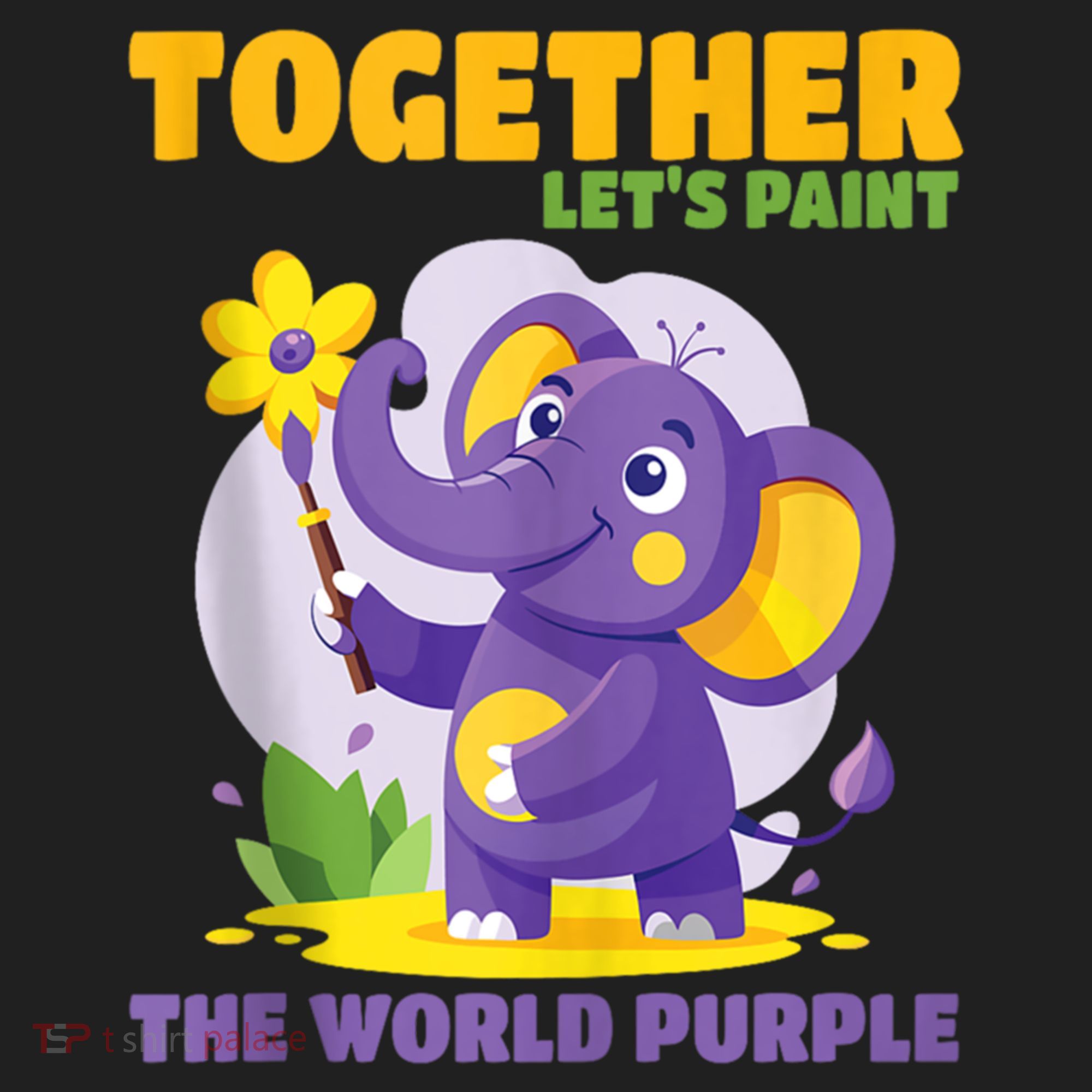 Together Paint The World Purple AlzheimerS Awareness Gift Hat