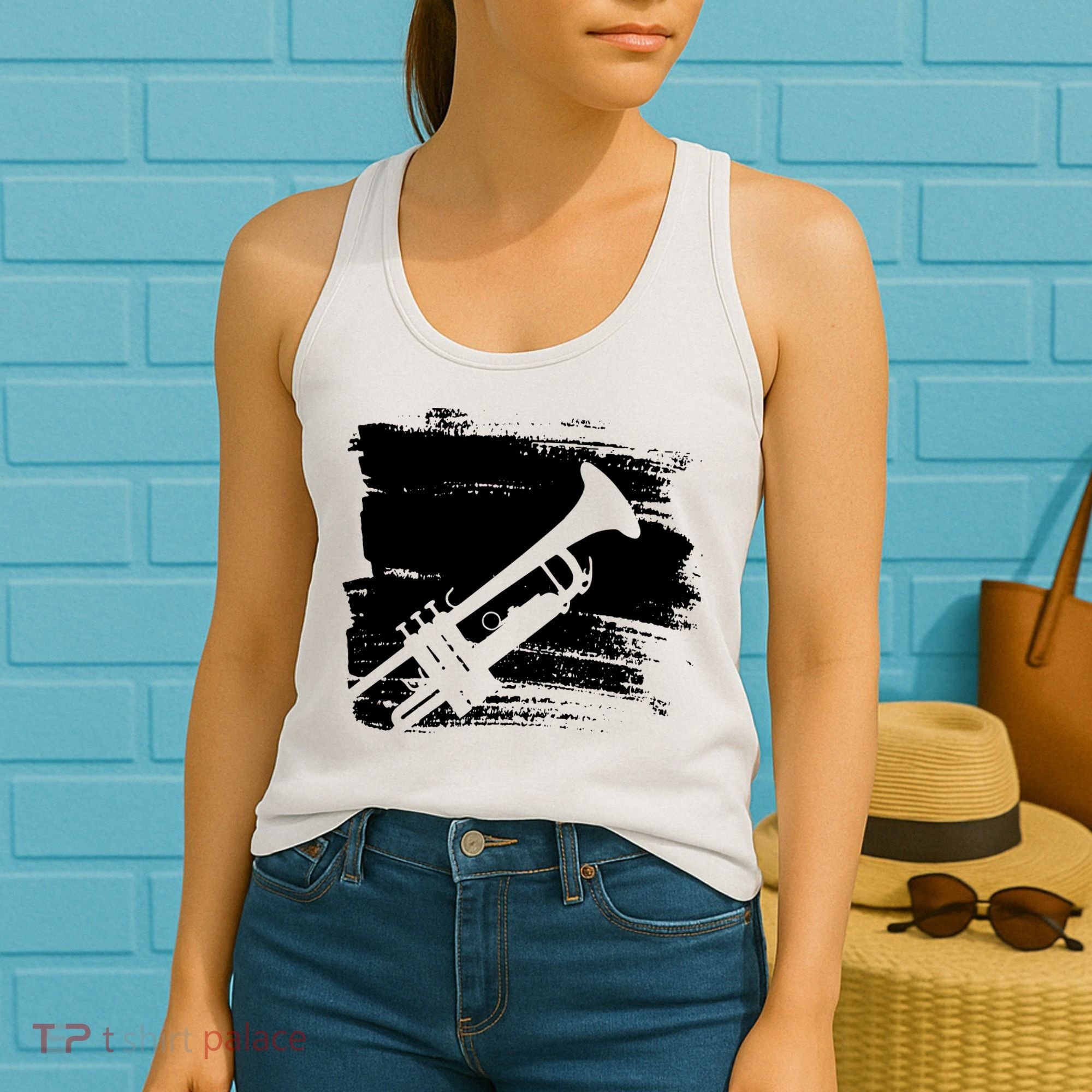 Trumpet Player Women's Tank Top
