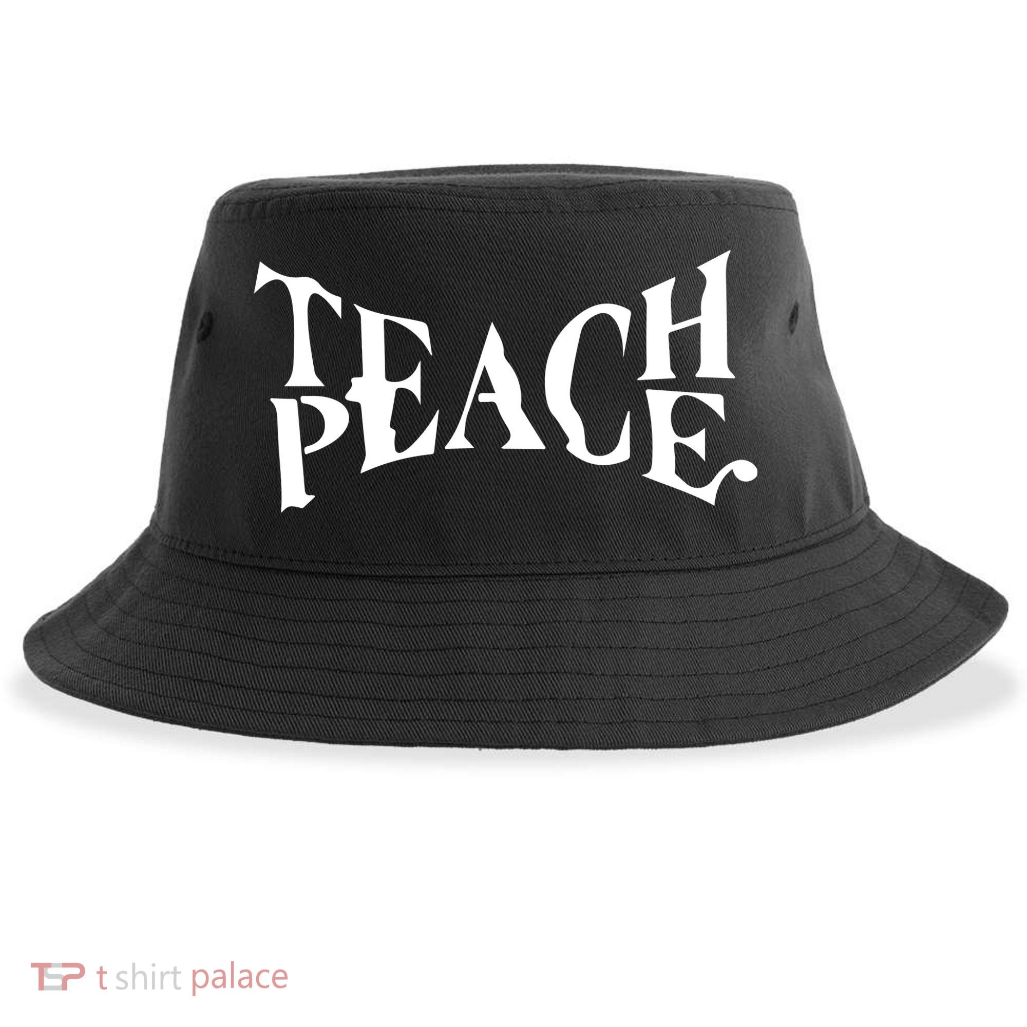 Teach Peace Sustainable Bucket Hat