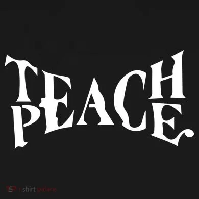 Teach Peace Button