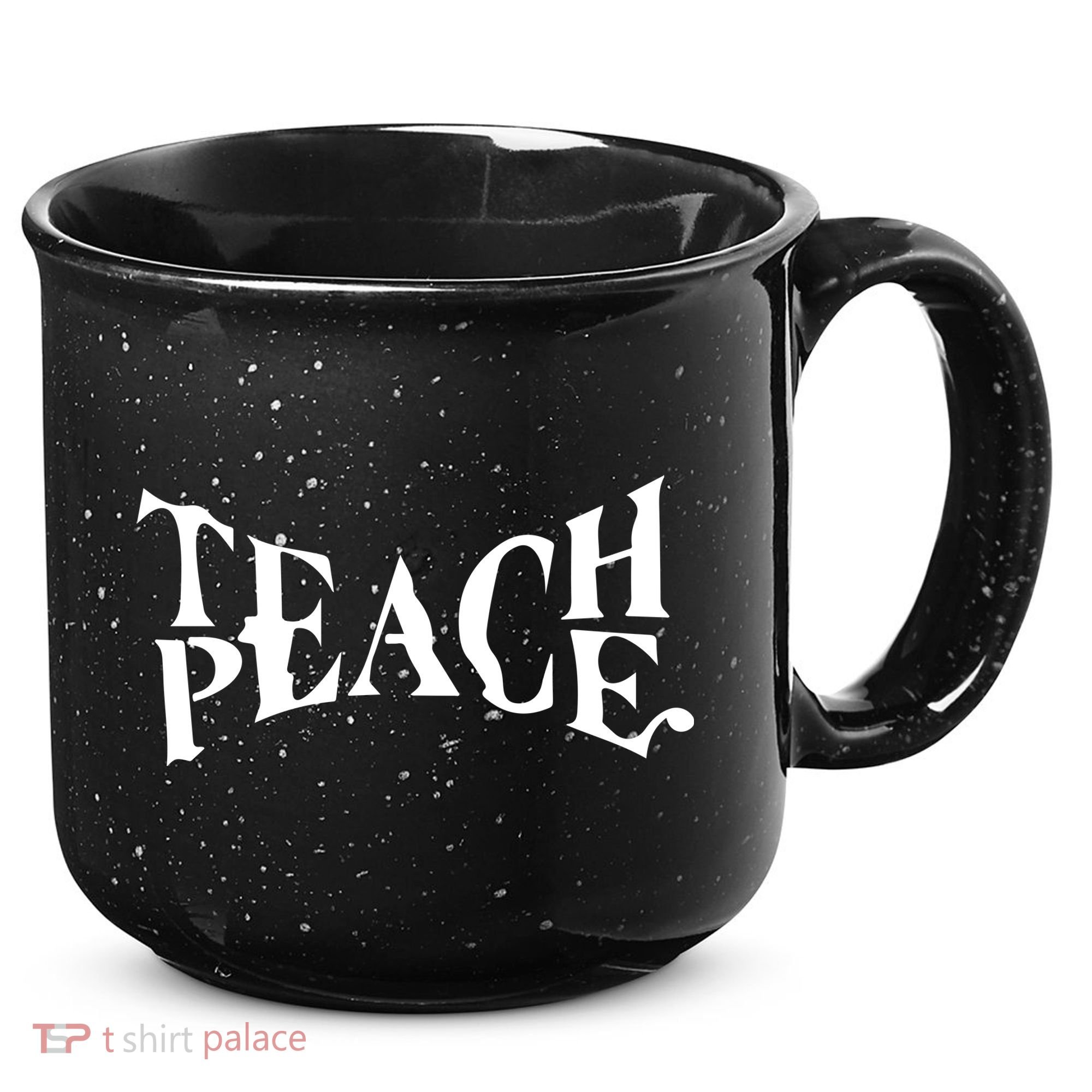 Teach Peace 15oz Campfire Ceramic Mug