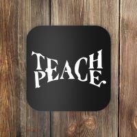 Teach Peace Coaster thumb 0