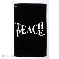 Teach Peace Golf Towel thumb 0