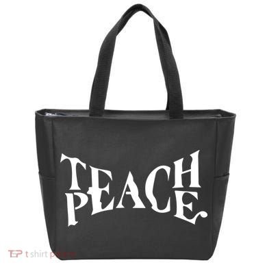 Teach Peace Tote Bag