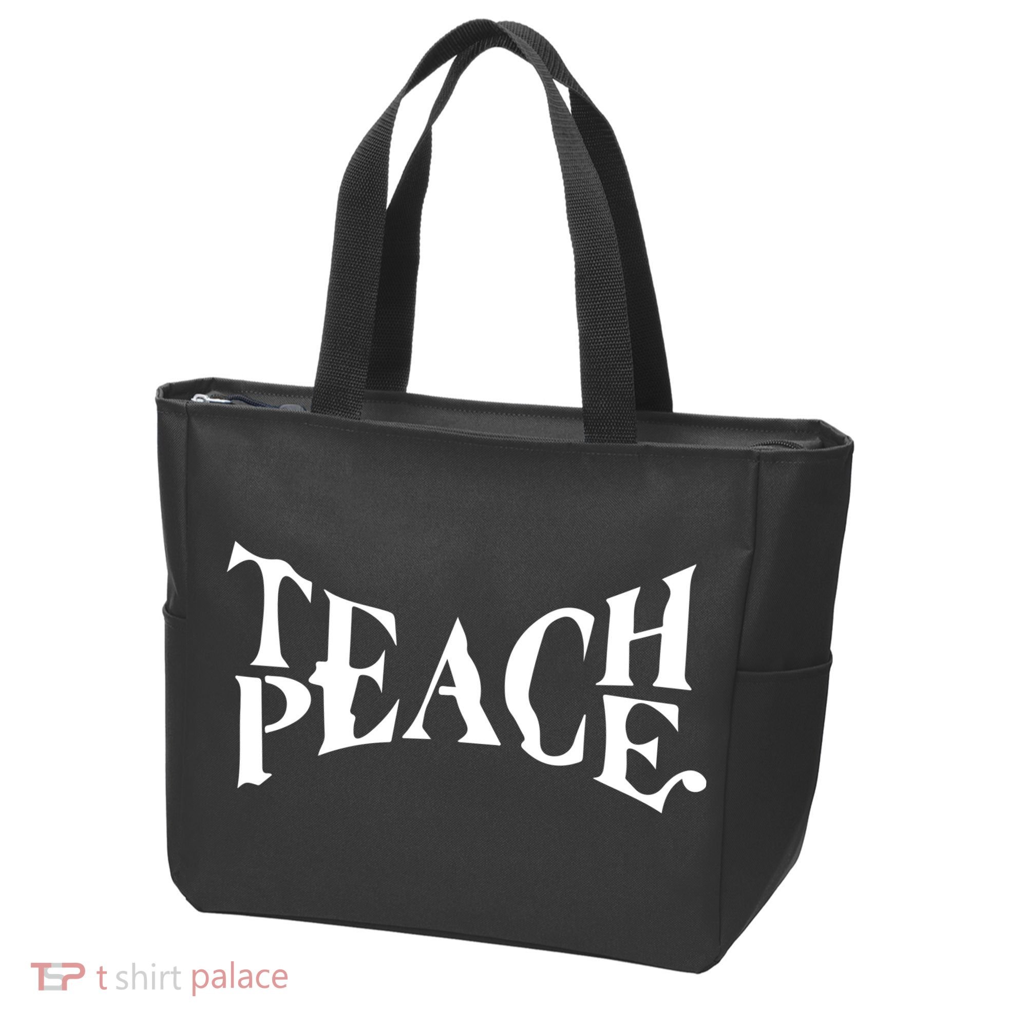 Teach Peace Tote Bag