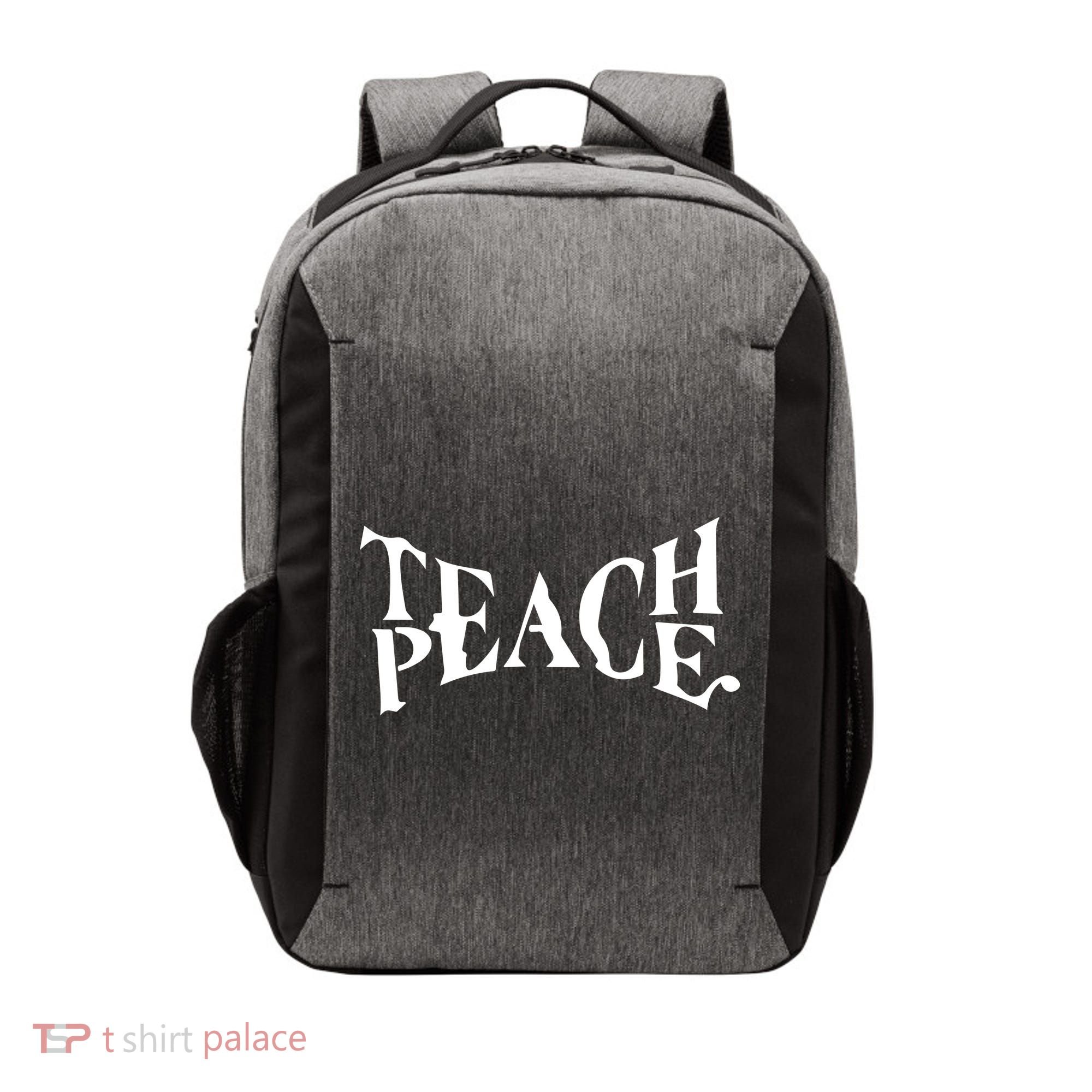 Teach Peace Vector Backpack