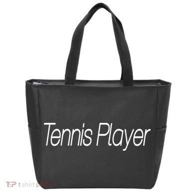 Tennis Player Tote Bag