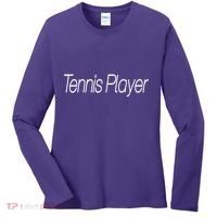 Tennis Player Women's Long Sleeve Shirt thumb 0