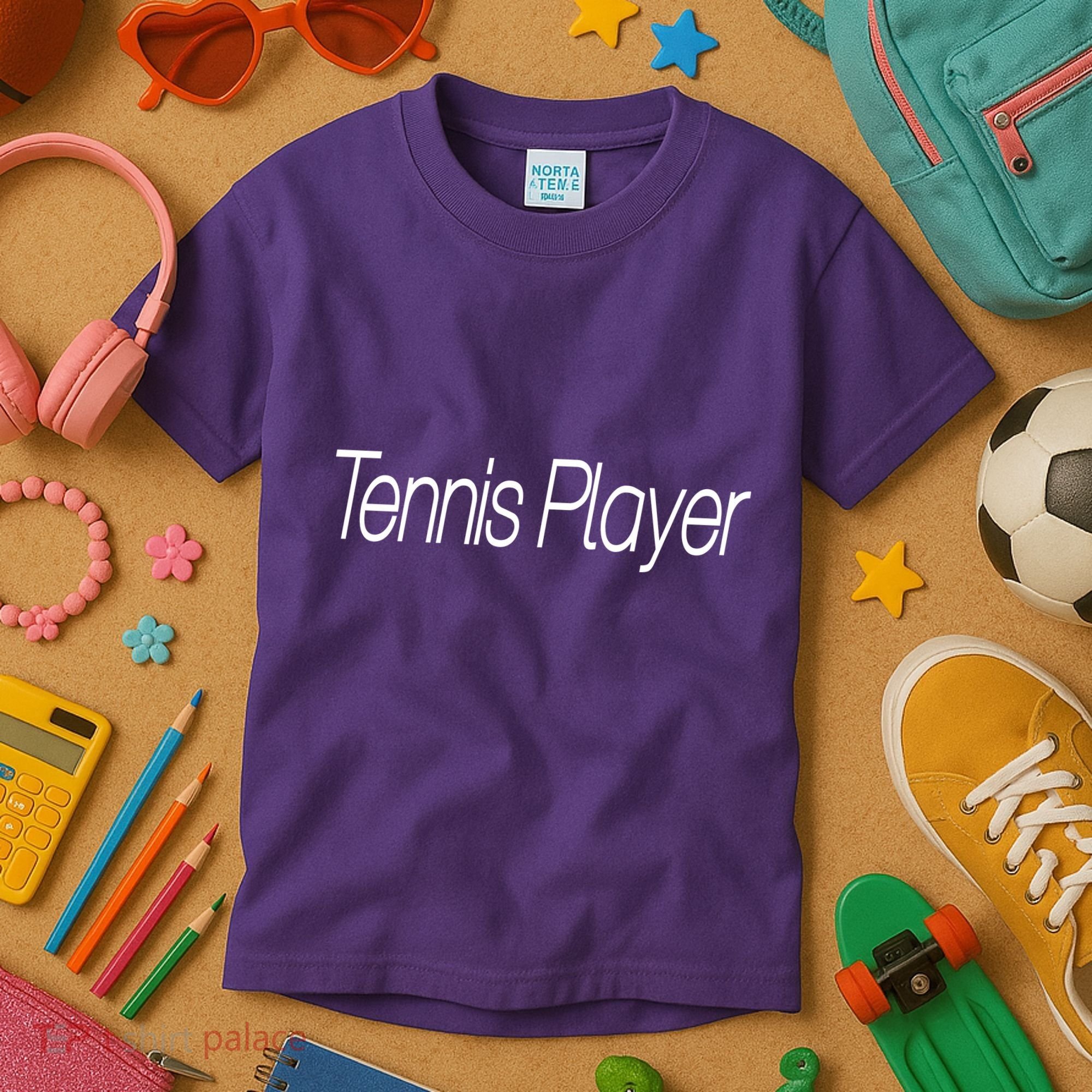 Tennis Player Kids T-Shirt